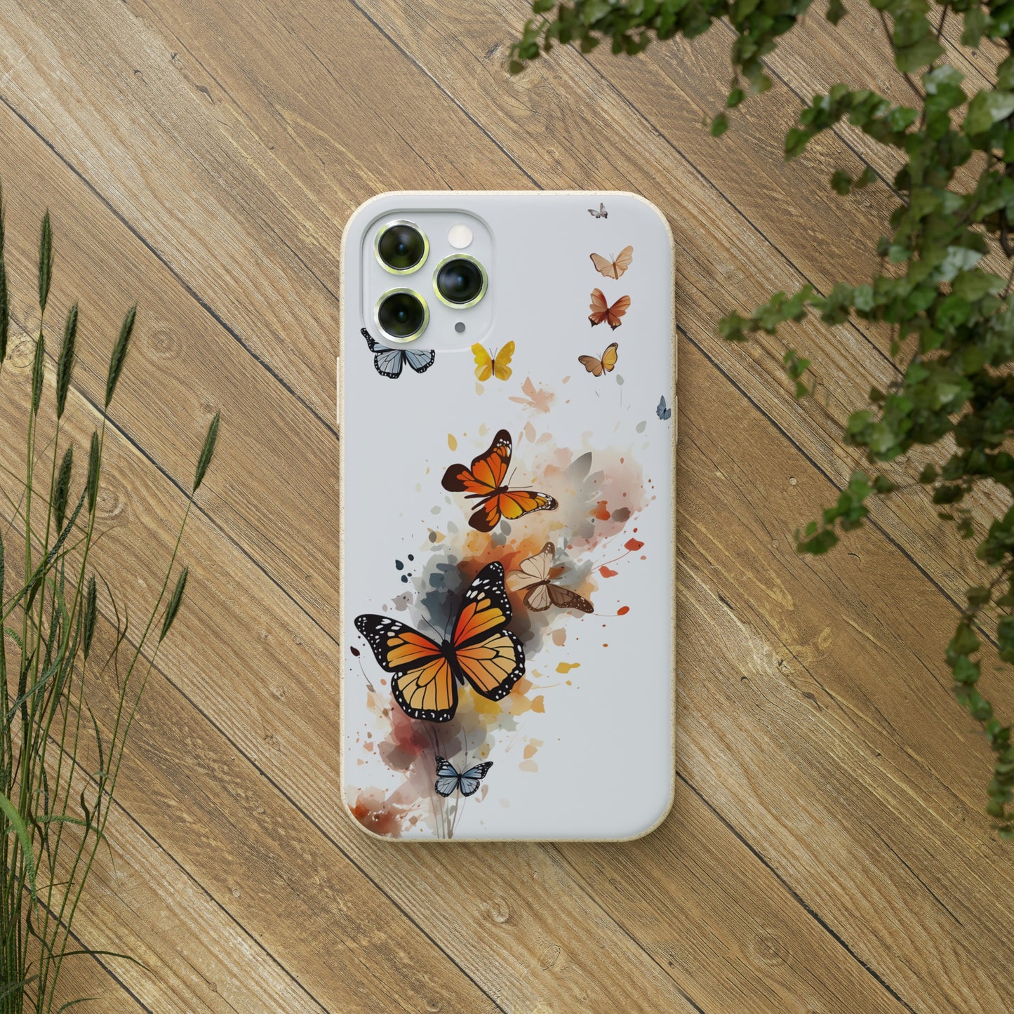 Colorful Butterflies | Biodegradable iPhone Case