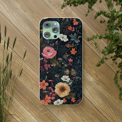 Botanical Flower Illustration | Biodegradable iPhone Case