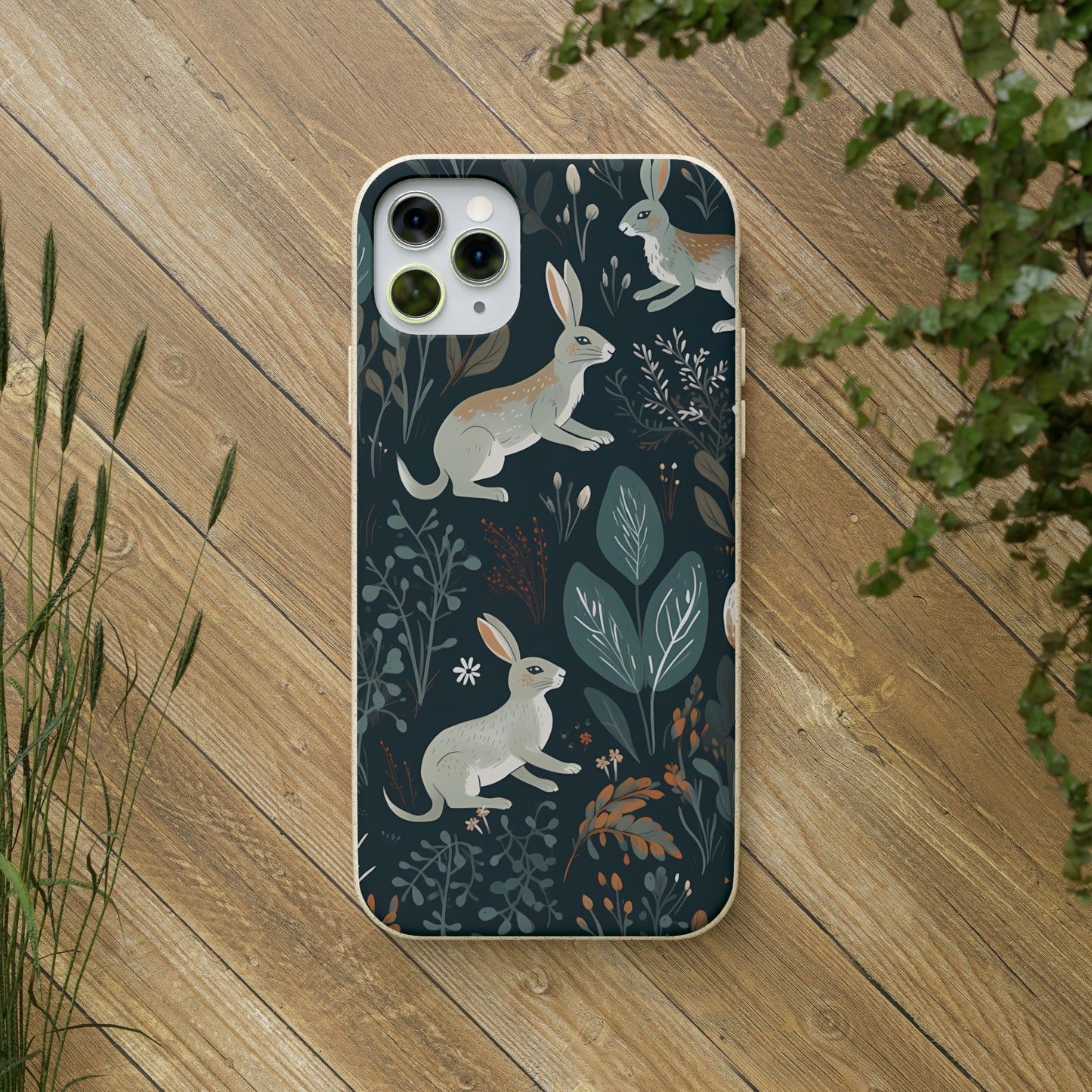 Enchanting Rabbits in a Forest | Biodegradable iPhone Case