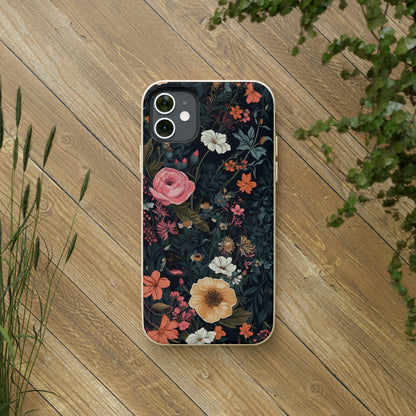 Botanical Flower Illustration | Biodegradable iPhone Case