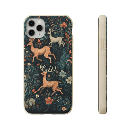 Enchanting Deer in a Forest | Biodegradable iPhone Case