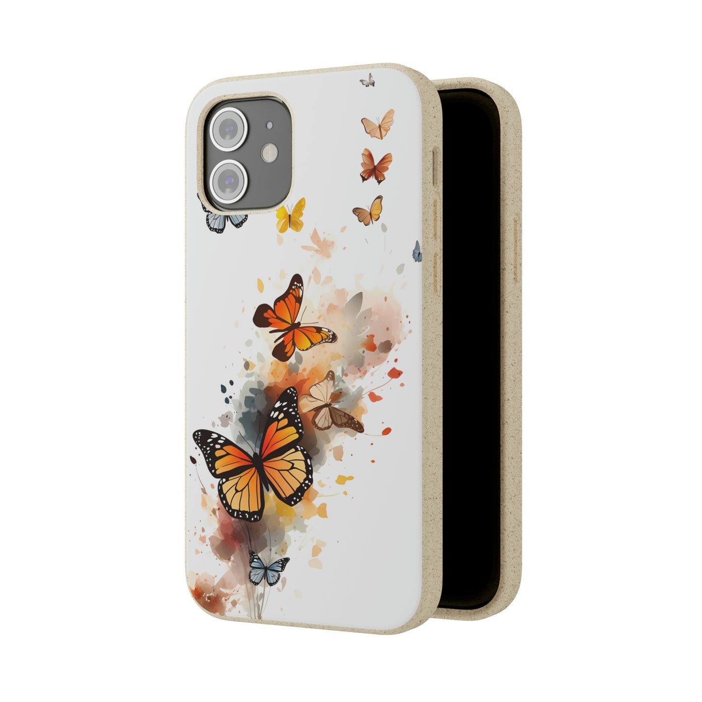 Colorful Butterflies | Biodegradable iPhone Case