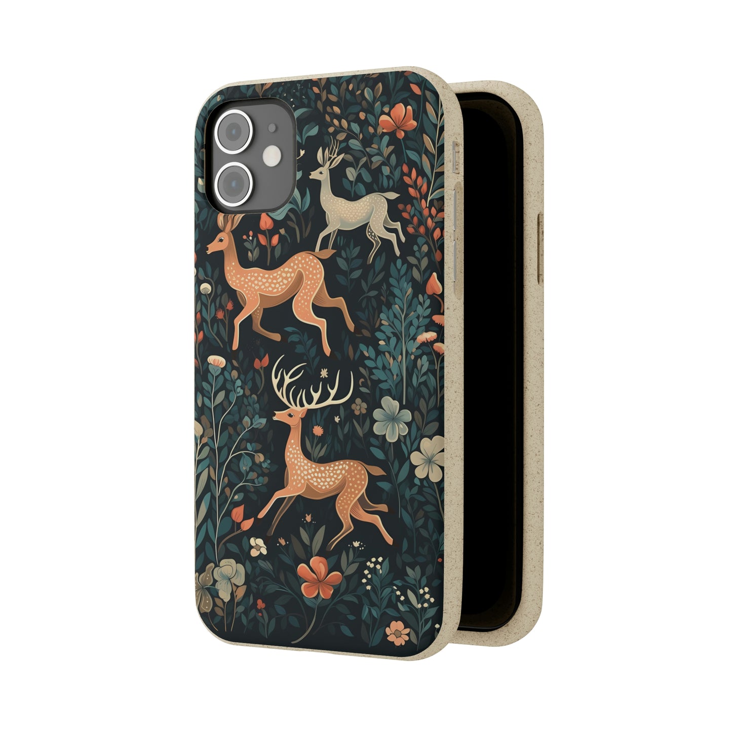 Enchanting Deer in a Forest | Biodegradable iPhone Case