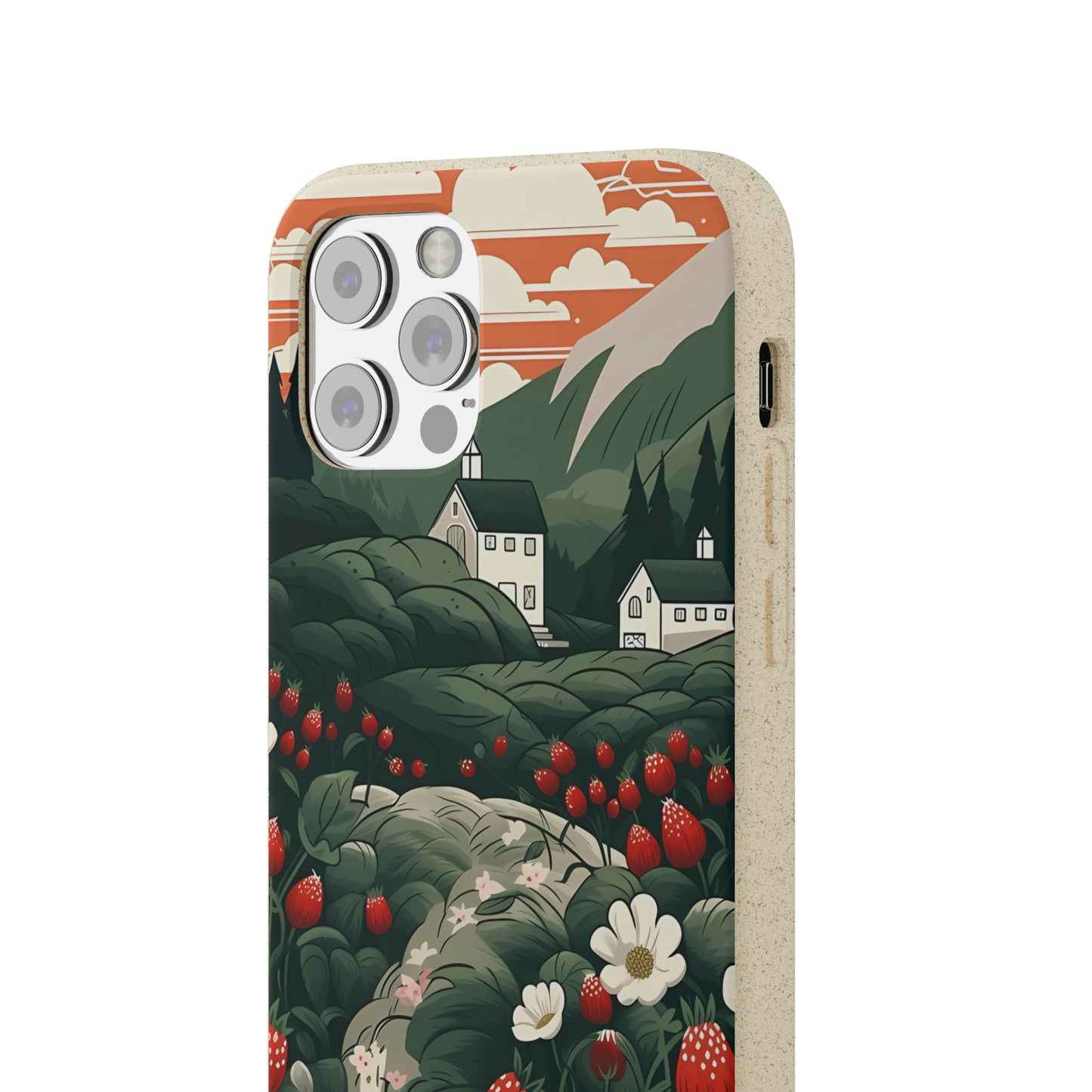 Strawberry Field | Biodegradable iPhone Case