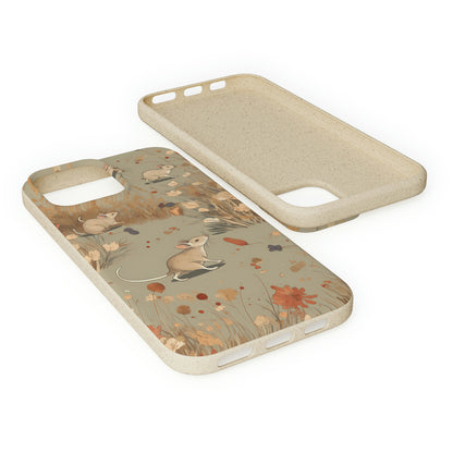 Charming Field Mice | Biodegradable iPhone Case