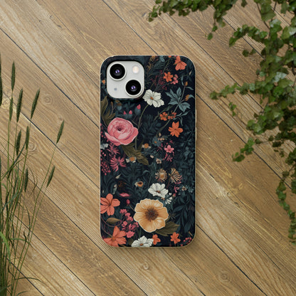 Botanical Flower Illustration | Biodegradable iPhone Case