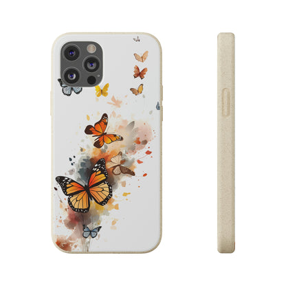 Colorful Butterflies | Biodegradable iPhone Case