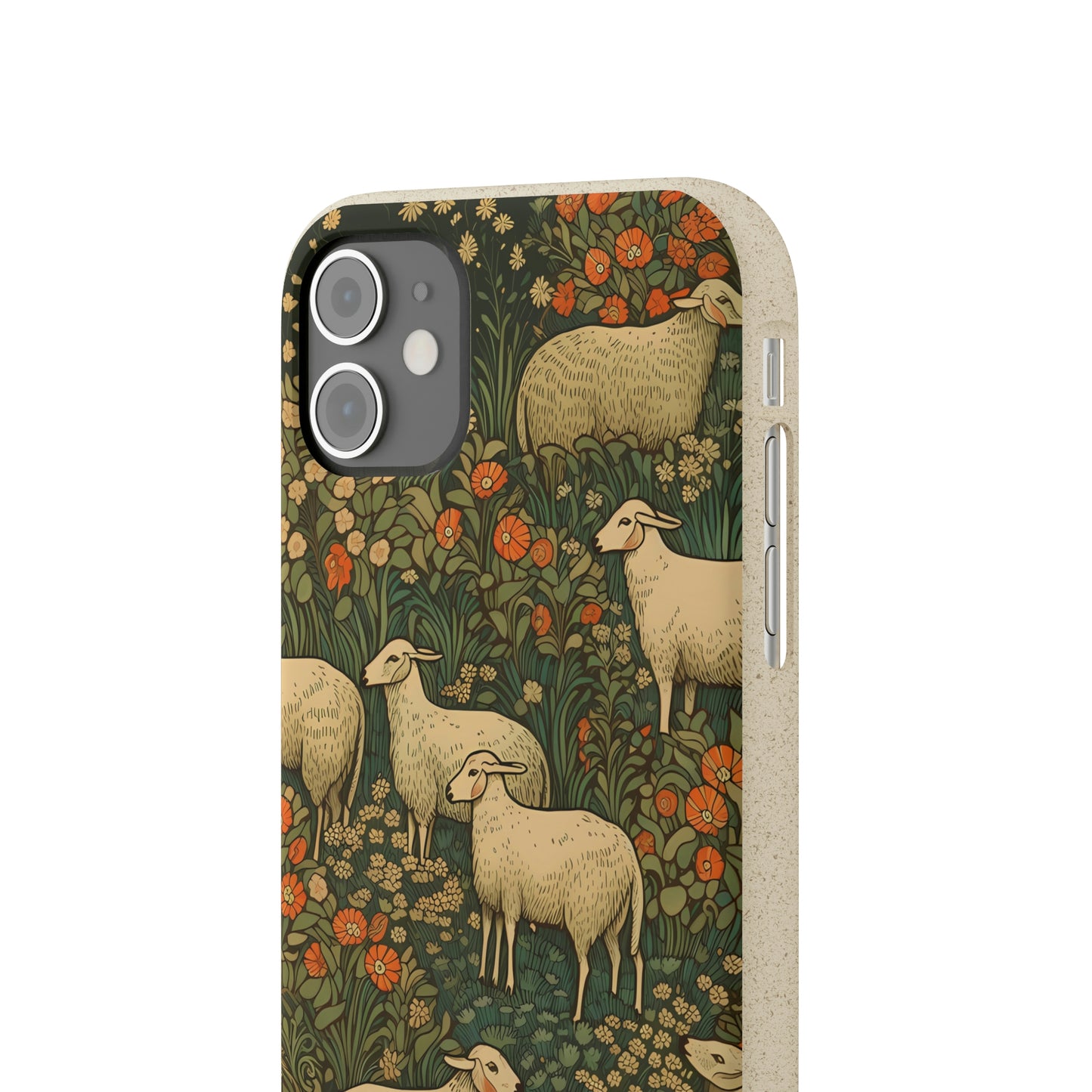 Cottagecore Sheep in a Meadow | Biodegradable iPhone Case