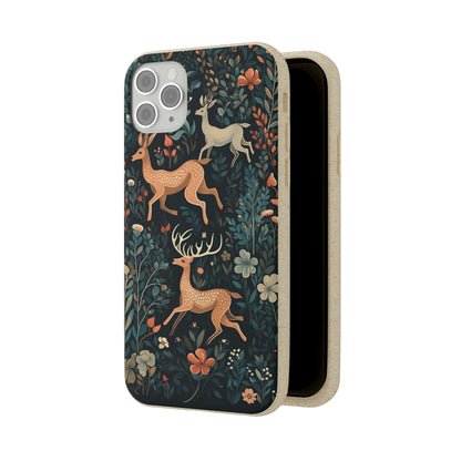 Enchanting Deer in a Forest | Biodegradable iPhone Case