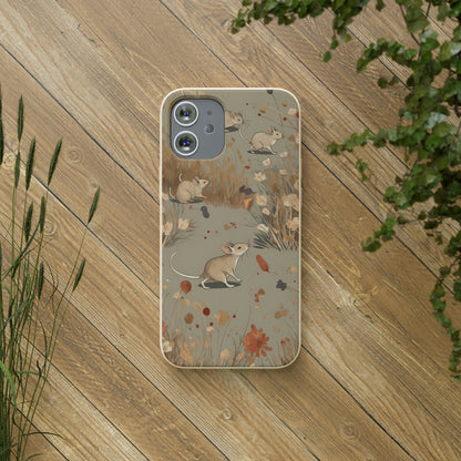 Charming Field Mice | Biodegradable iPhone Case