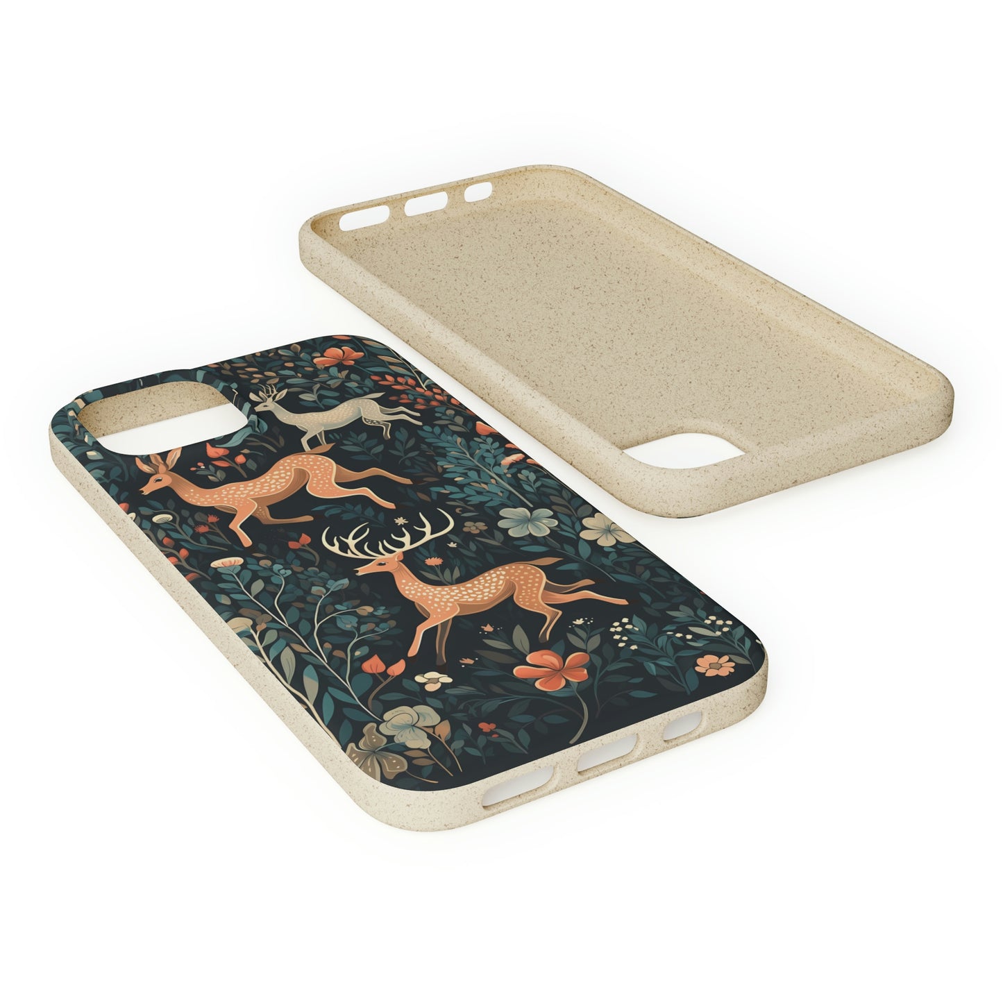 Enchanting Deer in a Forest | Biodegradable iPhone Case