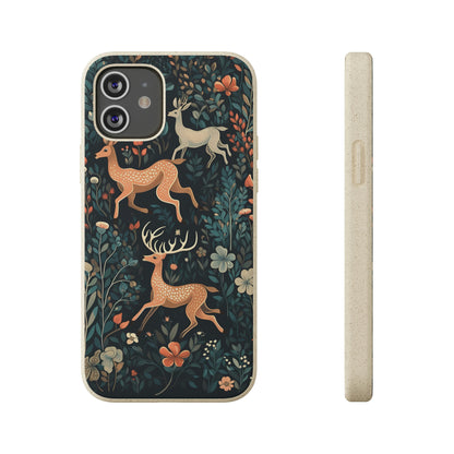 Enchanting Deer in a Forest | Biodegradable iPhone Case