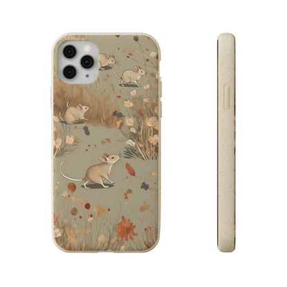 Charming Field Mice | Biodegradable iPhone Case