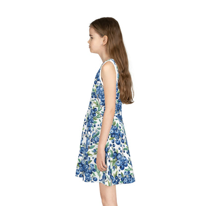 Blueberry Bliss | Girls' Sleeveless Sundress