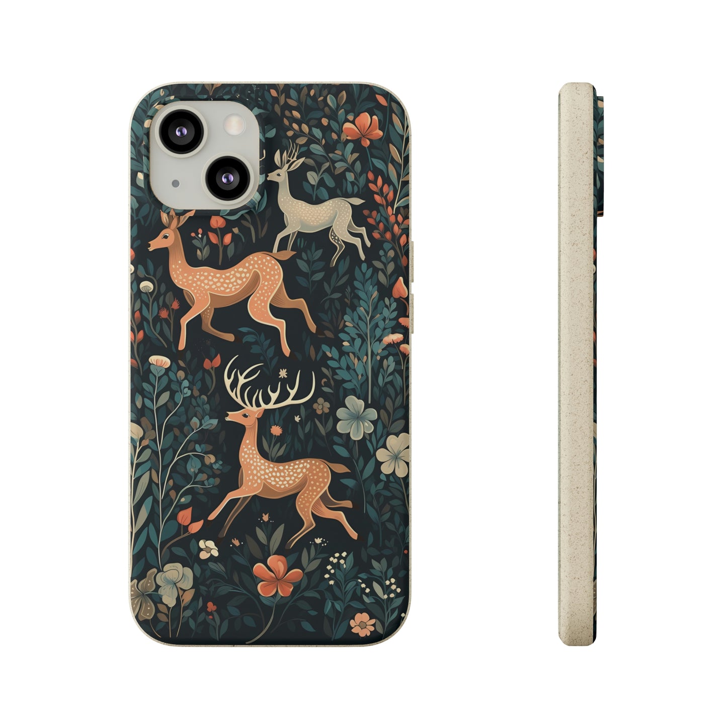 Enchanting Deer in a Forest | Biodegradable iPhone Case