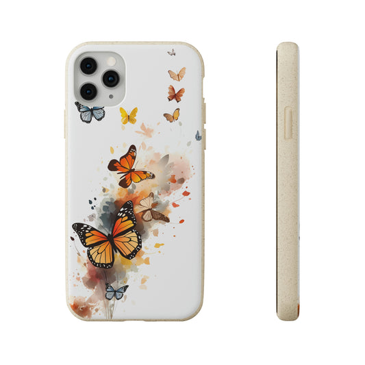 Colorful Butterflies | Biodegradable iPhone Case