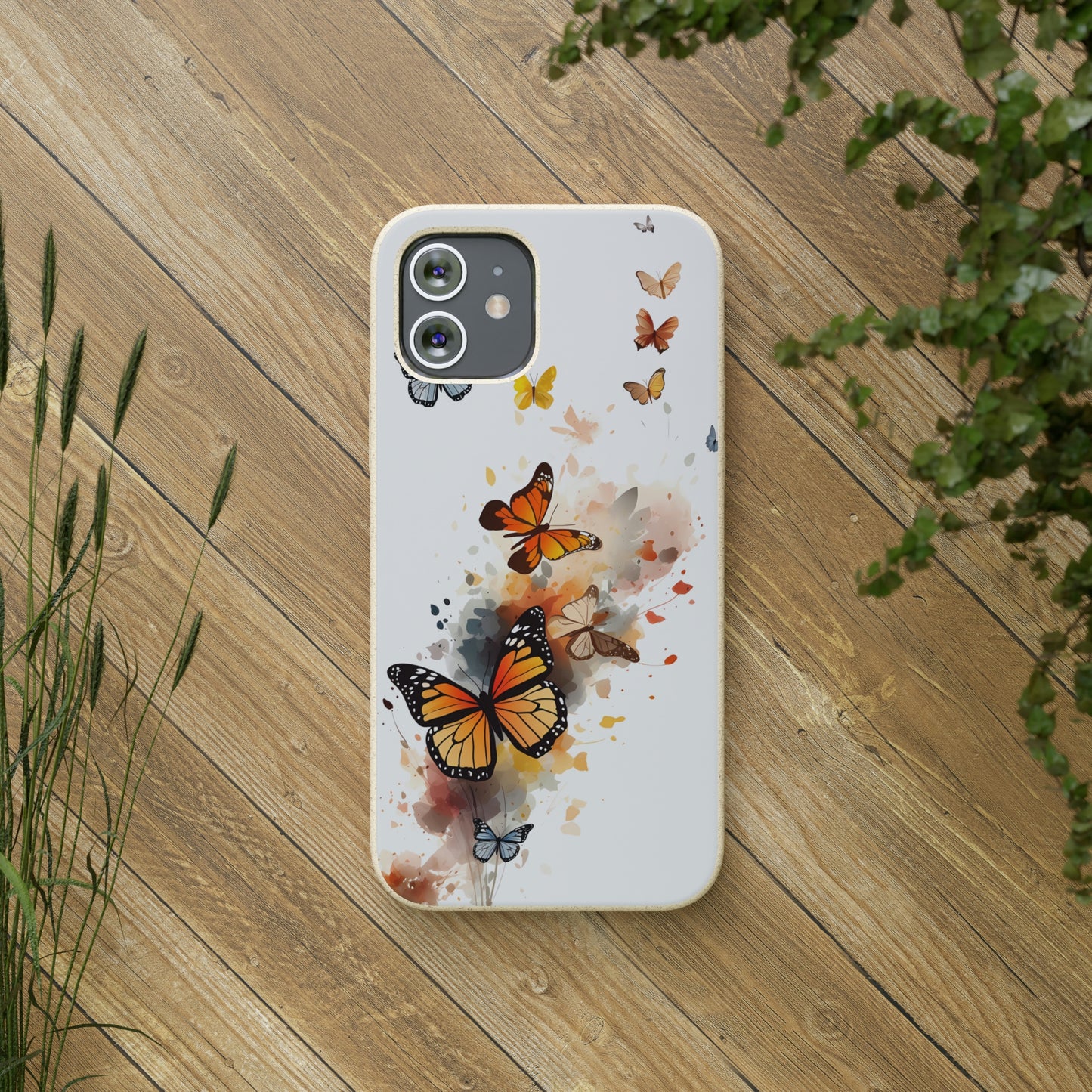 Colorful Butterflies | Biodegradable iPhone Case