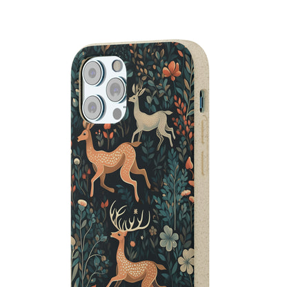 Enchanting Deer in a Forest | Biodegradable iPhone Case