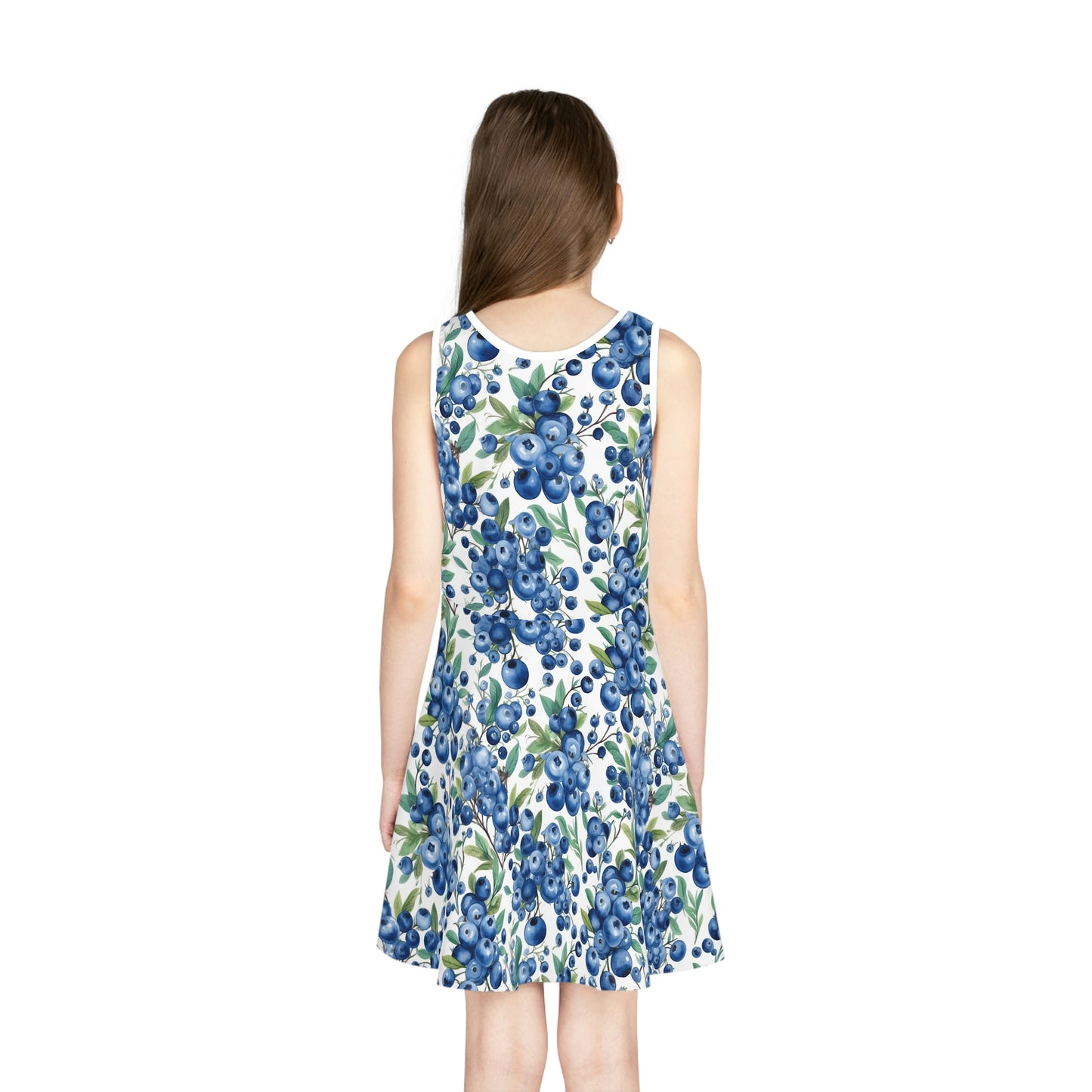 Blueberry Bliss | Girls' Sleeveless Sundress