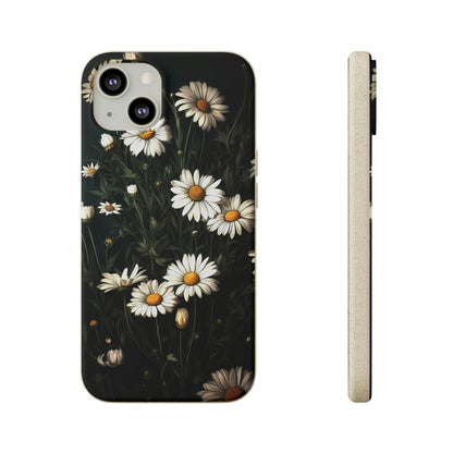 Dark Cottagecore Daisies | Biodegradable iPhone Case
