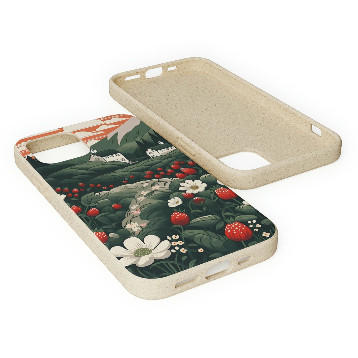 Strawberry Field | Biodegradable iPhone Case