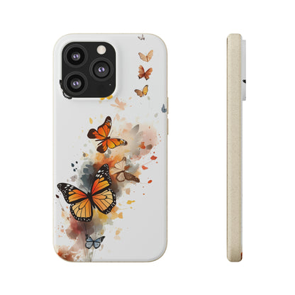 Colorful Butterflies | Biodegradable iPhone Case