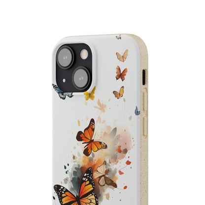 Colorful Butterflies | Biodegradable iPhone Case