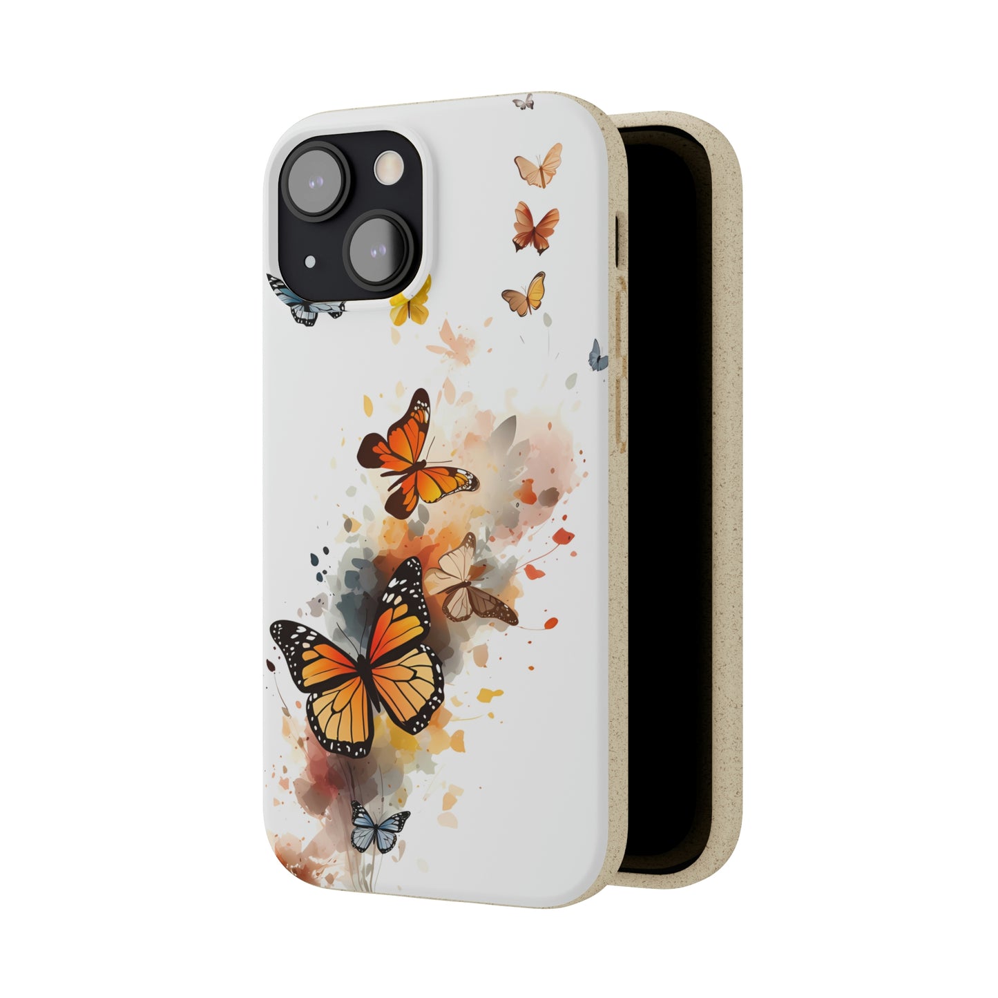 Colorful Butterflies | Biodegradable iPhone Case