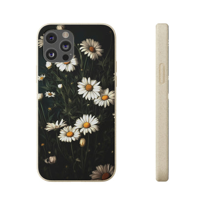 Dark Cottagecore Daisies | Biodegradable iPhone Case