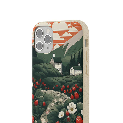 Strawberry Field | Biodegradable iPhone Case