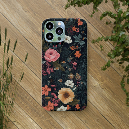 Botanical Flower Illustration | Biodegradable iPhone Case