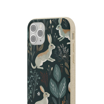 Enchanting Rabbits in a Forest | Biodegradable iPhone Case