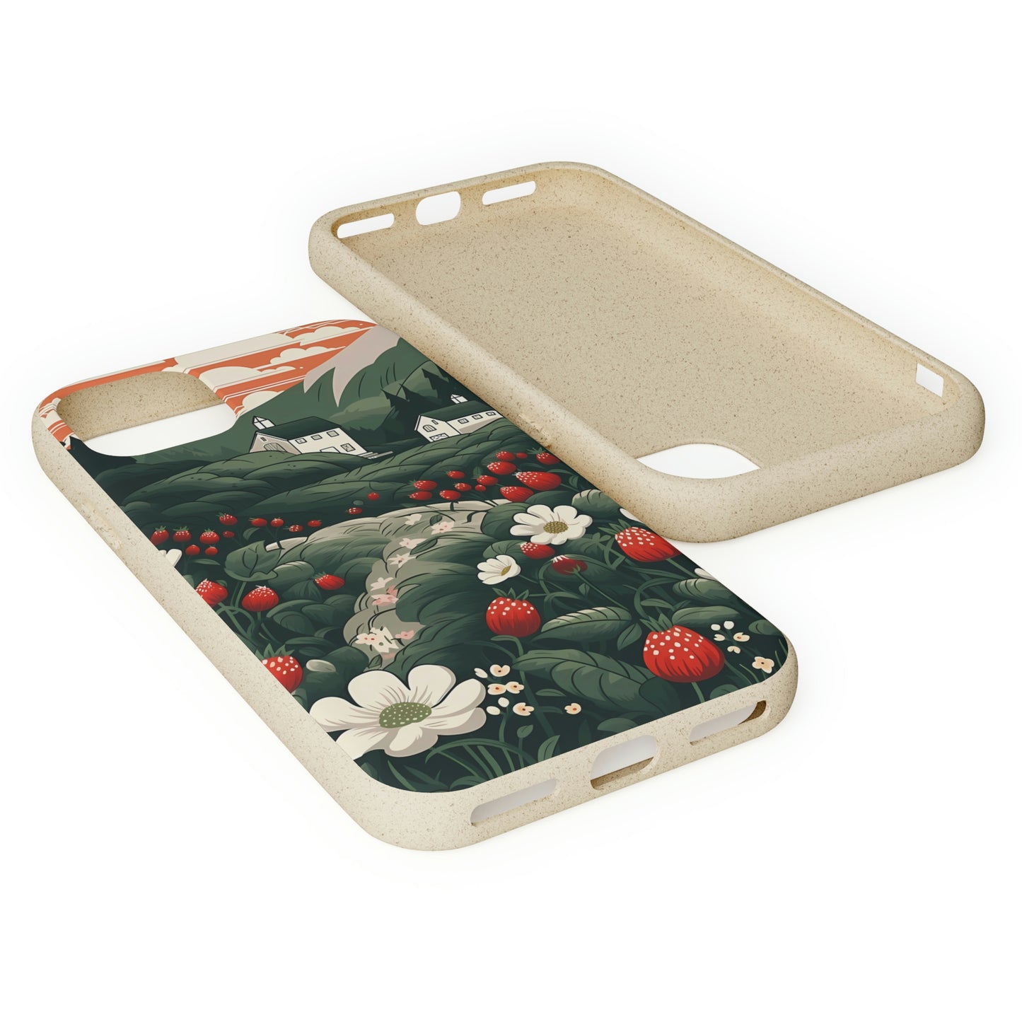 Strawberry Field | Biodegradable iPhone Case