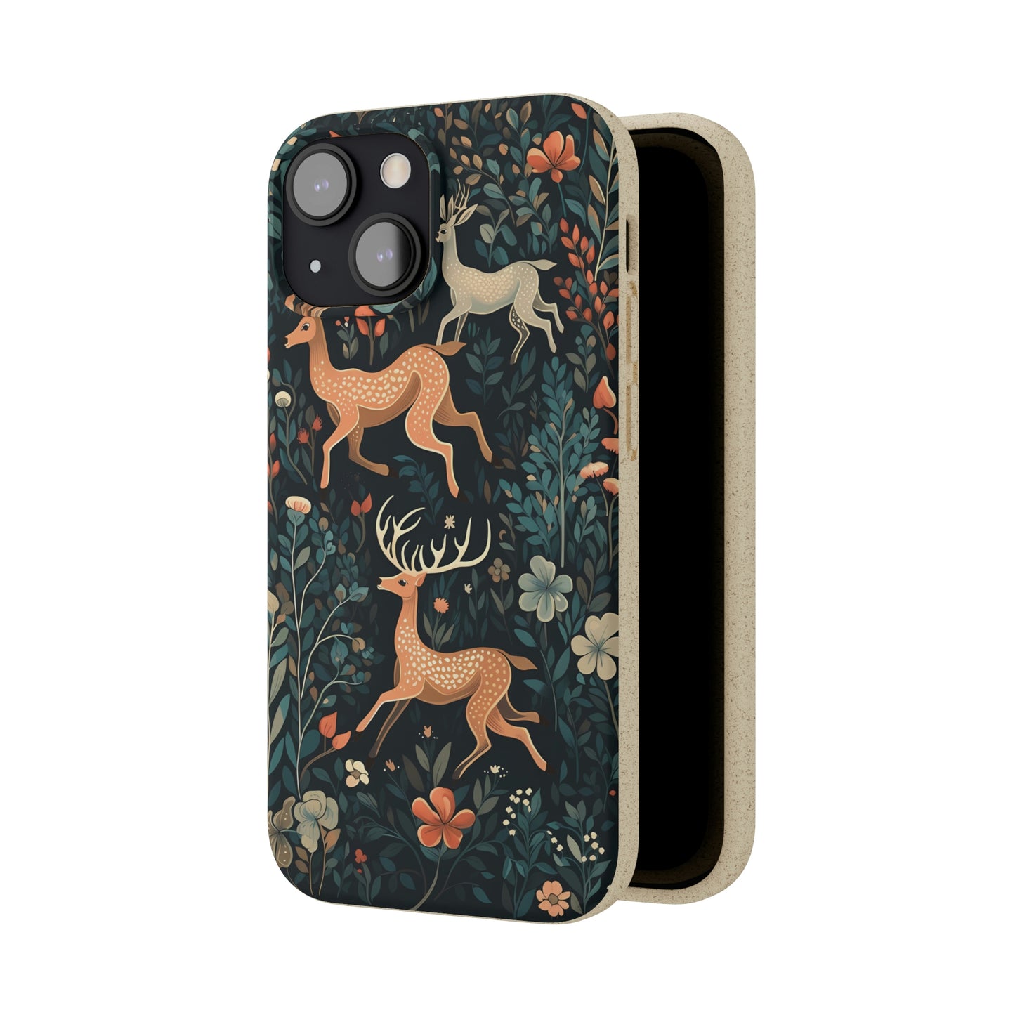 Enchanting Deer in a Forest | Biodegradable iPhone Case