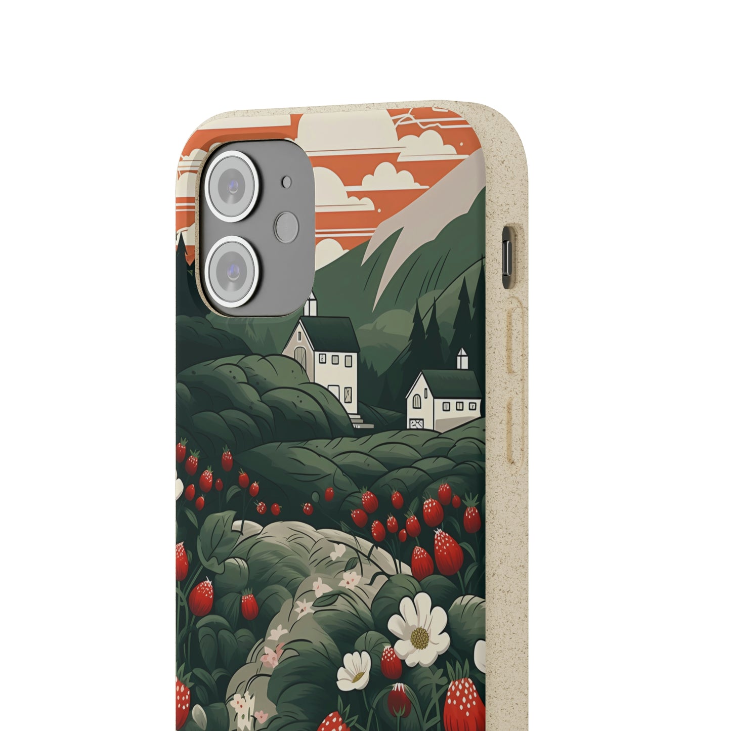 Strawberry Field | Biodegradable iPhone Case