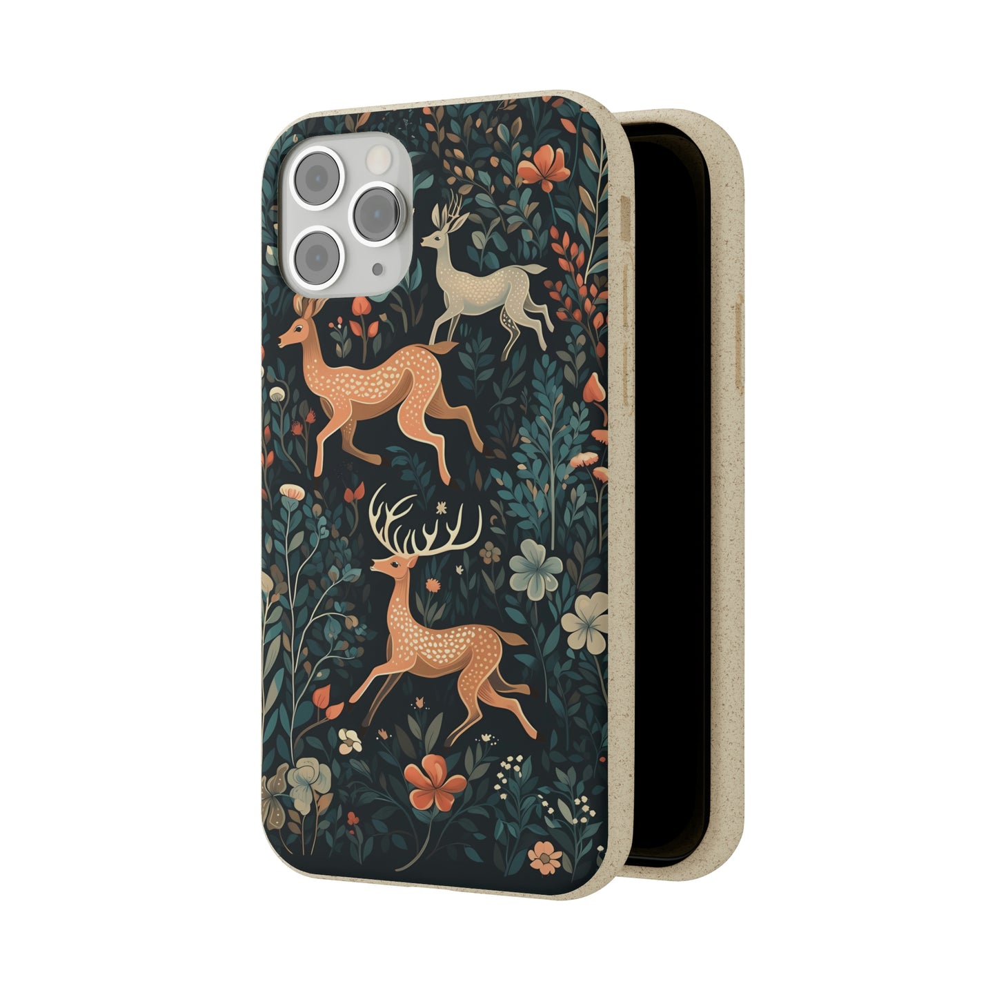 Enchanting Deer in a Forest | Biodegradable iPhone Case