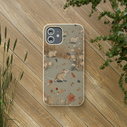 Charming Field Mice | Biodegradable iPhone Case