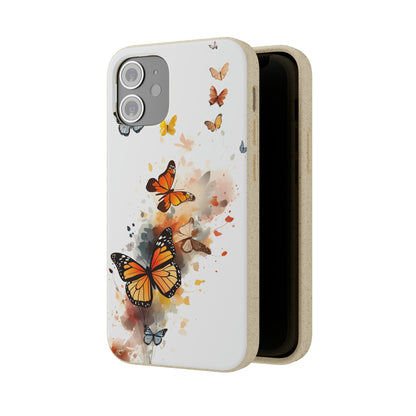 Colorful Butterflies | Biodegradable iPhone Case