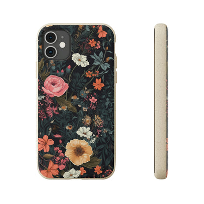 Botanical Flower Illustration | Biodegradable iPhone Case