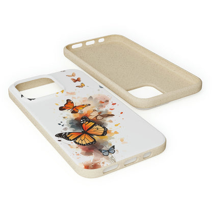 Colorful Butterflies | Biodegradable iPhone Case