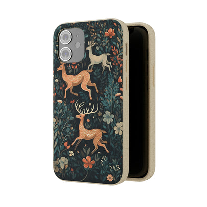 Enchanting Deer in a Forest | Biodegradable iPhone Case