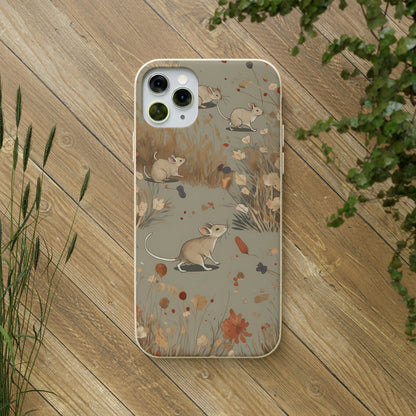 Charming Field Mice | Biodegradable iPhone Case