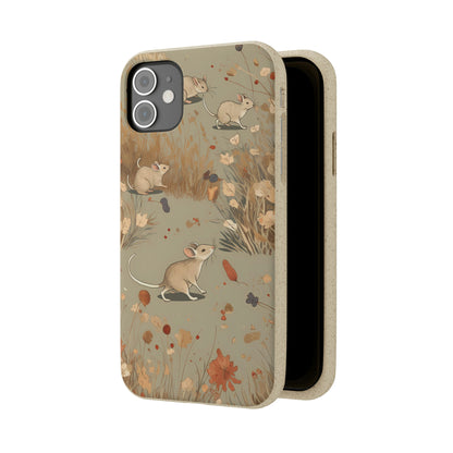 Charming Field Mice | Biodegradable iPhone Case