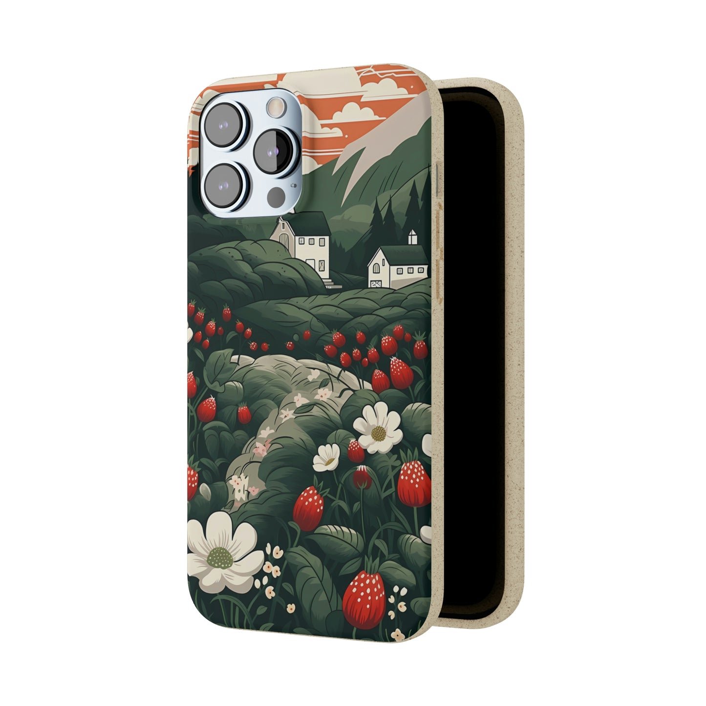 Strawberry Field | Biodegradable iPhone Case