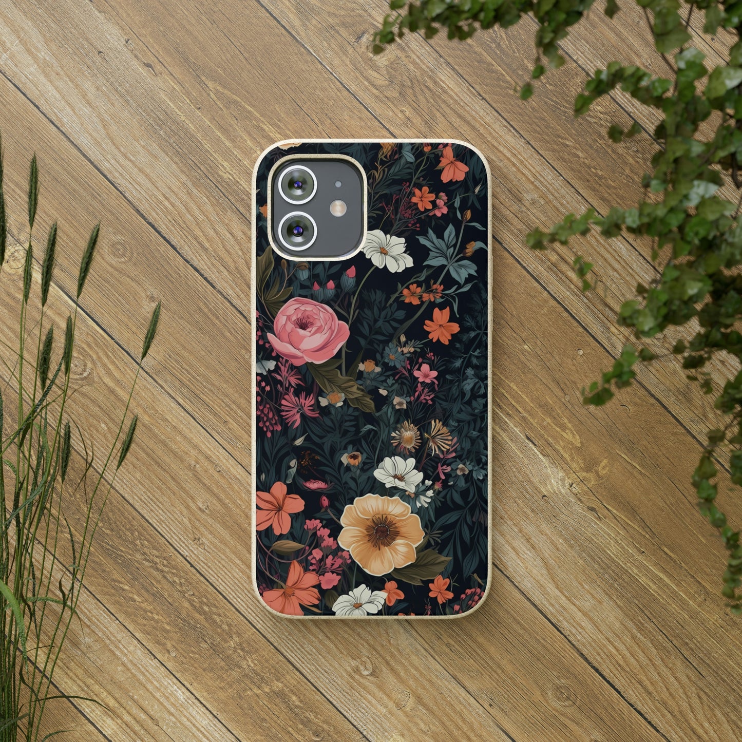 Botanical Flower Illustration | Biodegradable iPhone Case