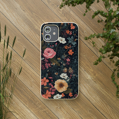 Botanical Flower Illustration | Biodegradable iPhone Case