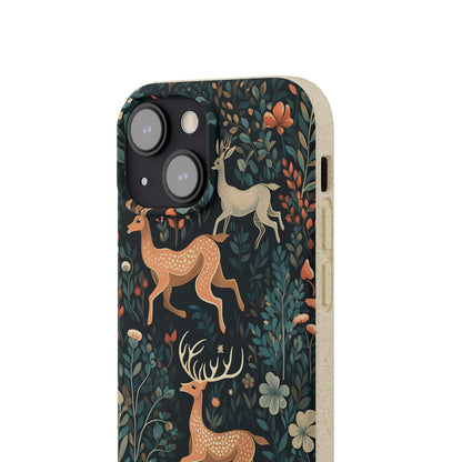 Enchanting Deer in a Forest | Biodegradable iPhone Case