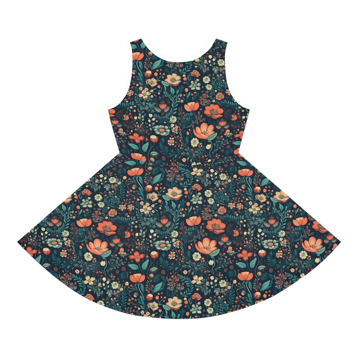 Colorful Flower | Girls' Sleeveless Sundress