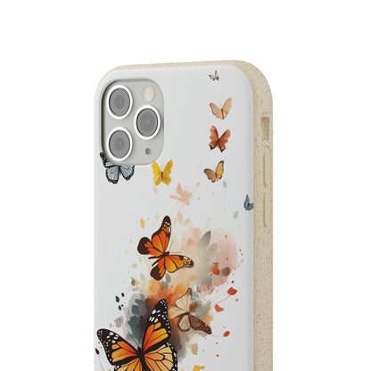 Colorful Butterflies | Biodegradable iPhone Case