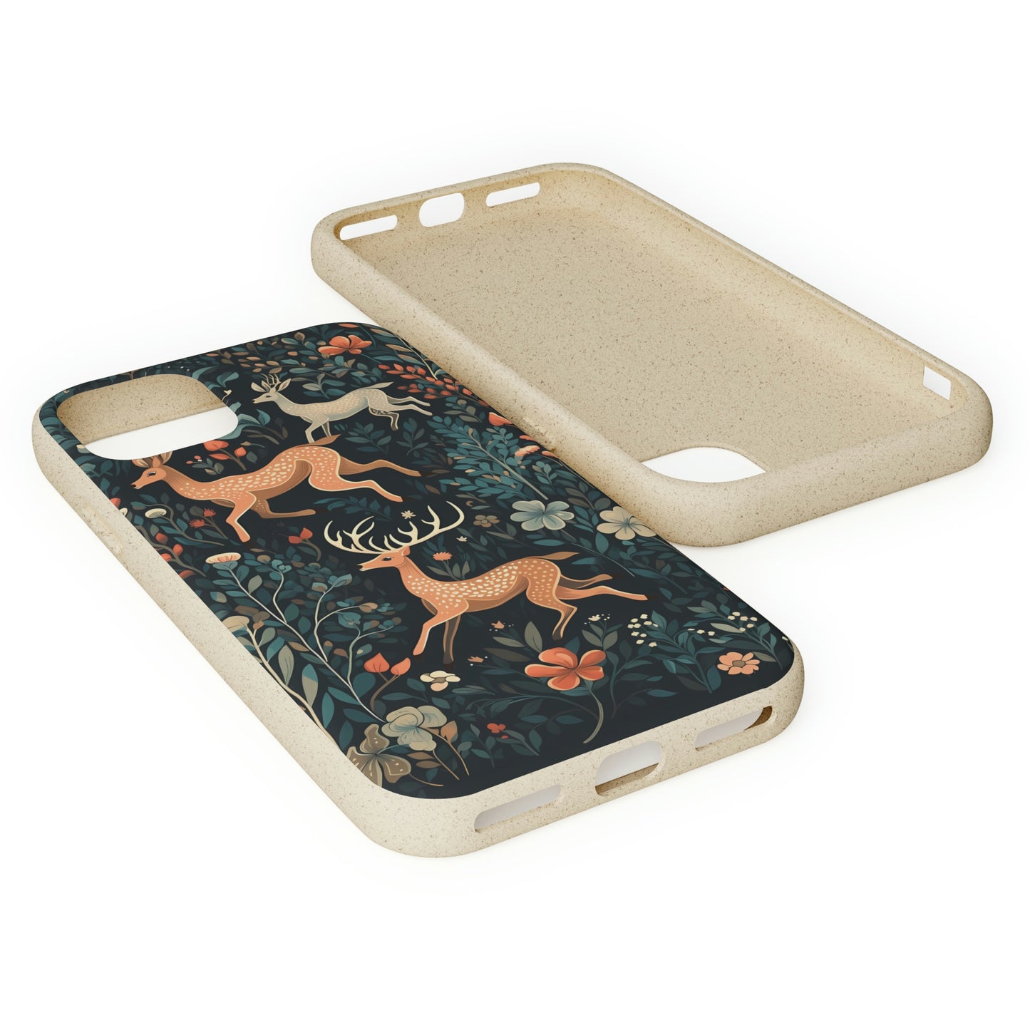 Enchanting Deer in a Forest | Biodegradable iPhone Case